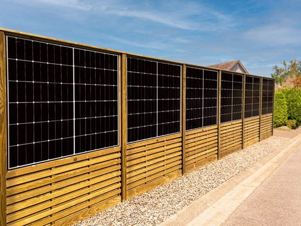 Jacksons-solar fence panel